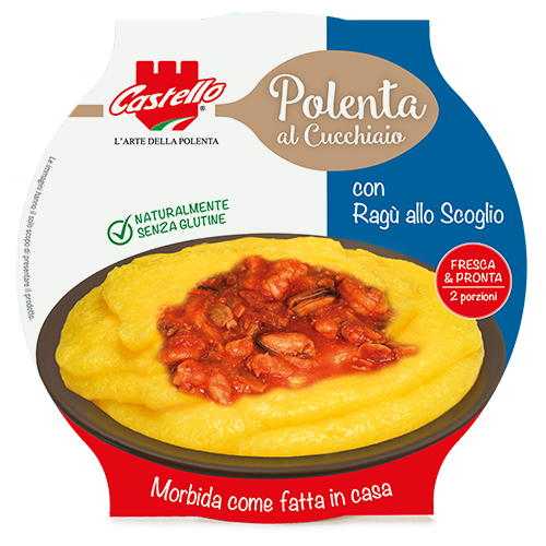 Polenta al Cucchiaio con scoglio in formato ciotola da 600 grammi