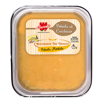 Polenta al Cucchiaio in formato vassoio da 350 grammi