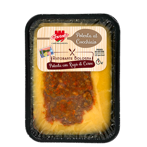 Polenta al Cucchiaio in formato vaschetta da 350 grammi